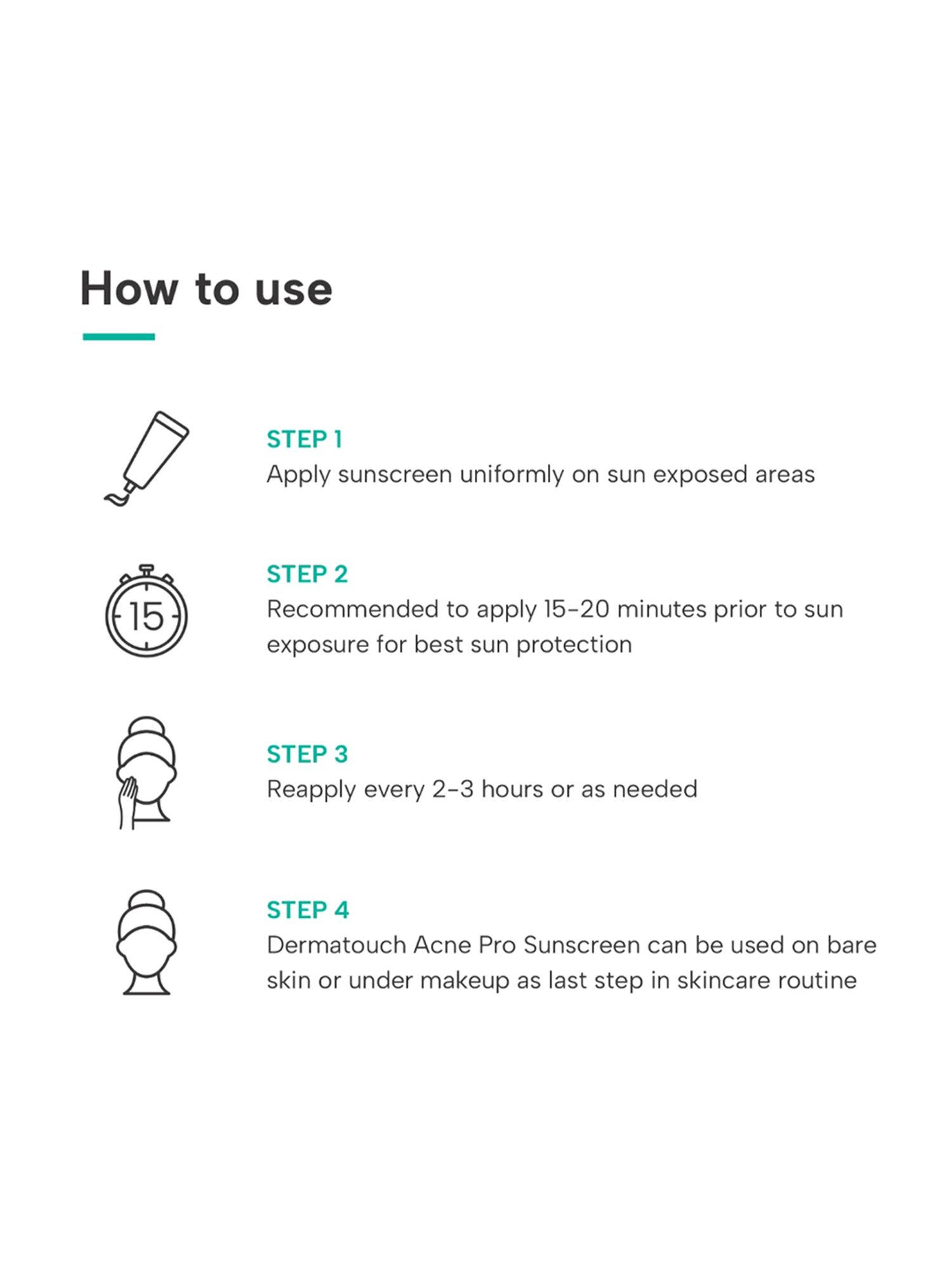 DERMATOUCH Acne Pro Sunscreen SPF 50 PA+++ - 30 gm