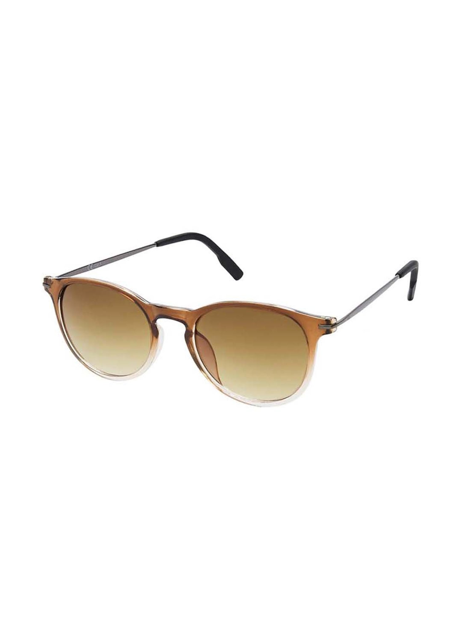 Gio Collection G4122CBRWX Brown Oval Sunglasses