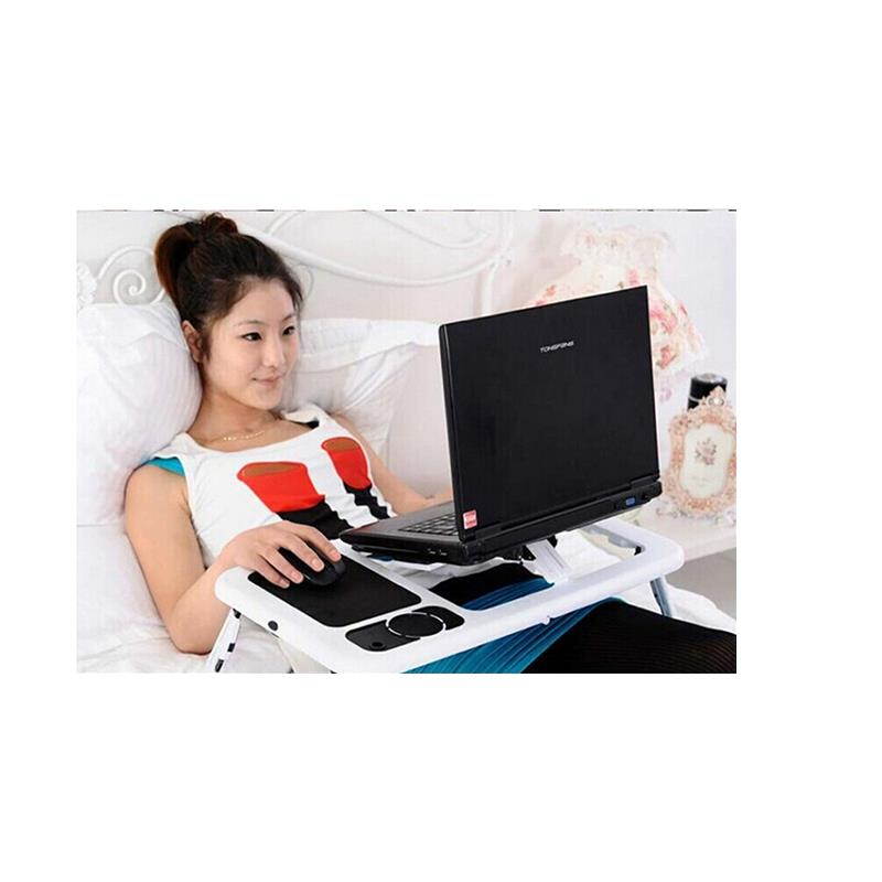 Foldable All in One Laptop Table with Cooling Pad