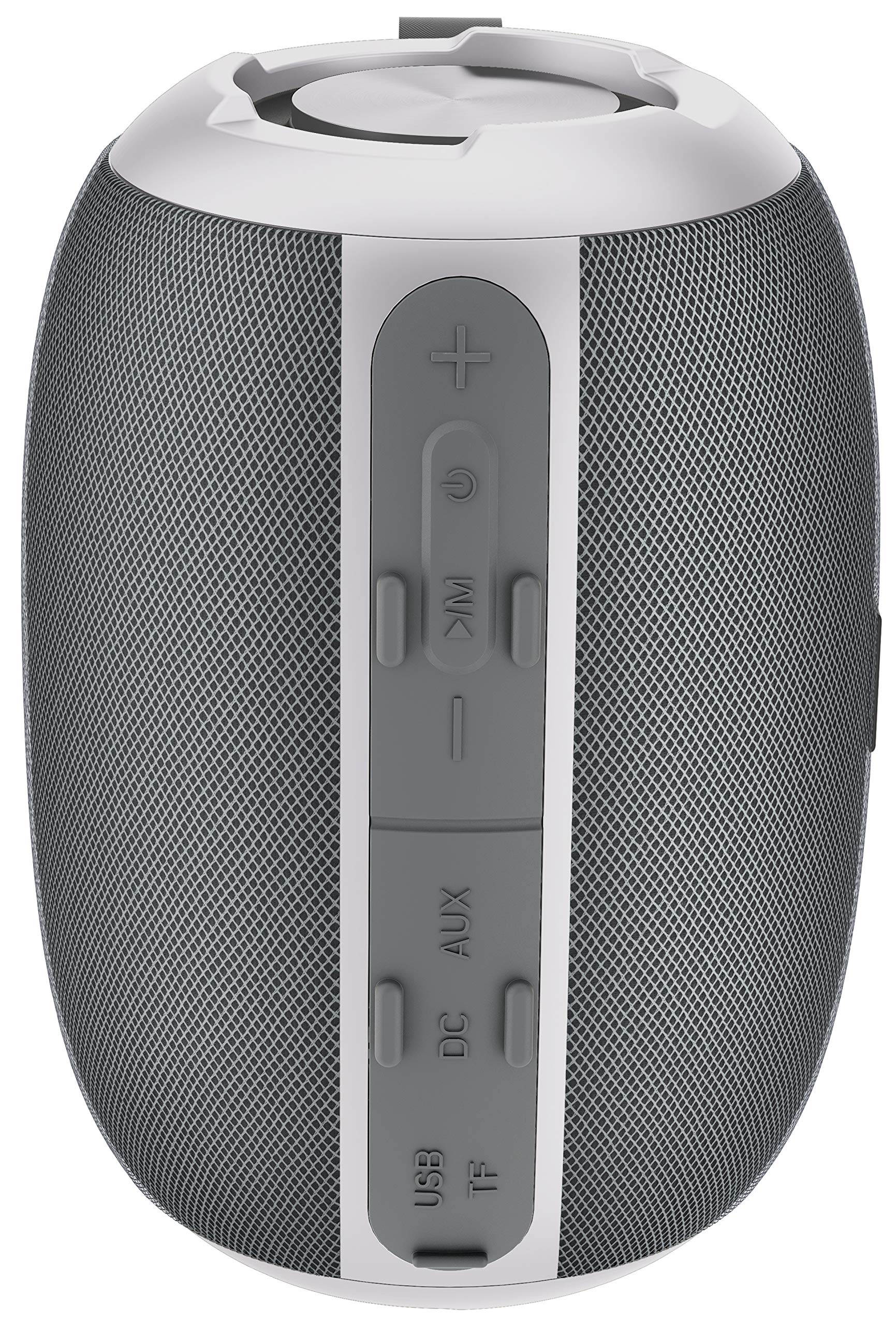 Wired Computer Sound Bar, USB-Powered PC Speakers; MICA M30 Wooden Wired LED Volume Control Mini Speakers for Multiple Devices (with 3.5mm AUX & PC Input) (Black)