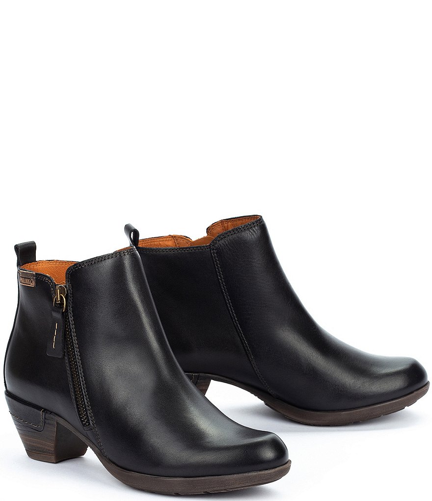 Pikolinos Rotterdam 902 Leather Side Zip Booties