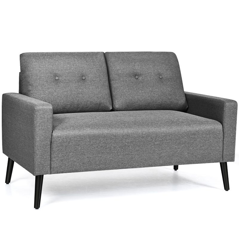 Ali Upholstered Loveseat Dark Shadow Blue - HOMES: Inside + Out
