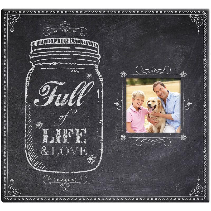 MBI Full Of Life Mason Jar Post Bound Album W/Window 12"X12"