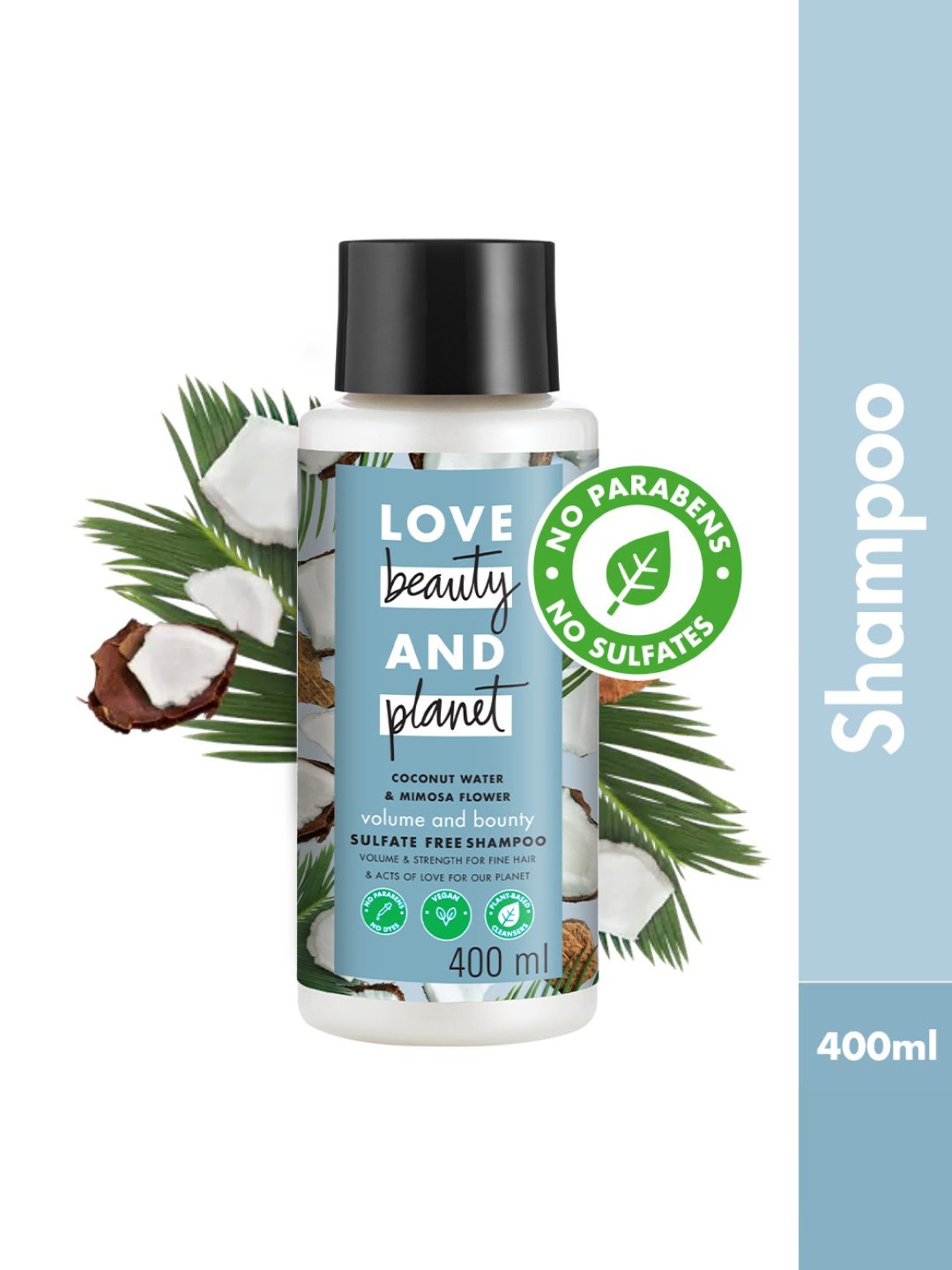 Love Beauty & Planet Coconut Water & Mimosa Flower Volume and Bounty Shampoo - 400 ml