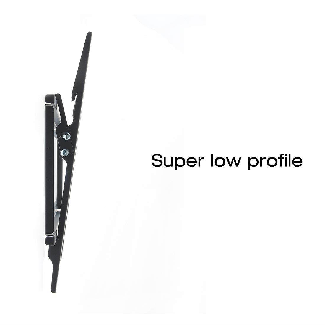 FLEXIMOUNTS Tilt TV Wall Mount Bracket for most 32"-65" LCD LED Plasma flat screen fits for most of Samsung Coby LG VIZIO Sharp Sony Toshiba Seiki Tvs