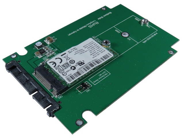 Innocard SATA III to M.2 B-key (SATA I/F) Adapter with 2.5" Aluminum Housing