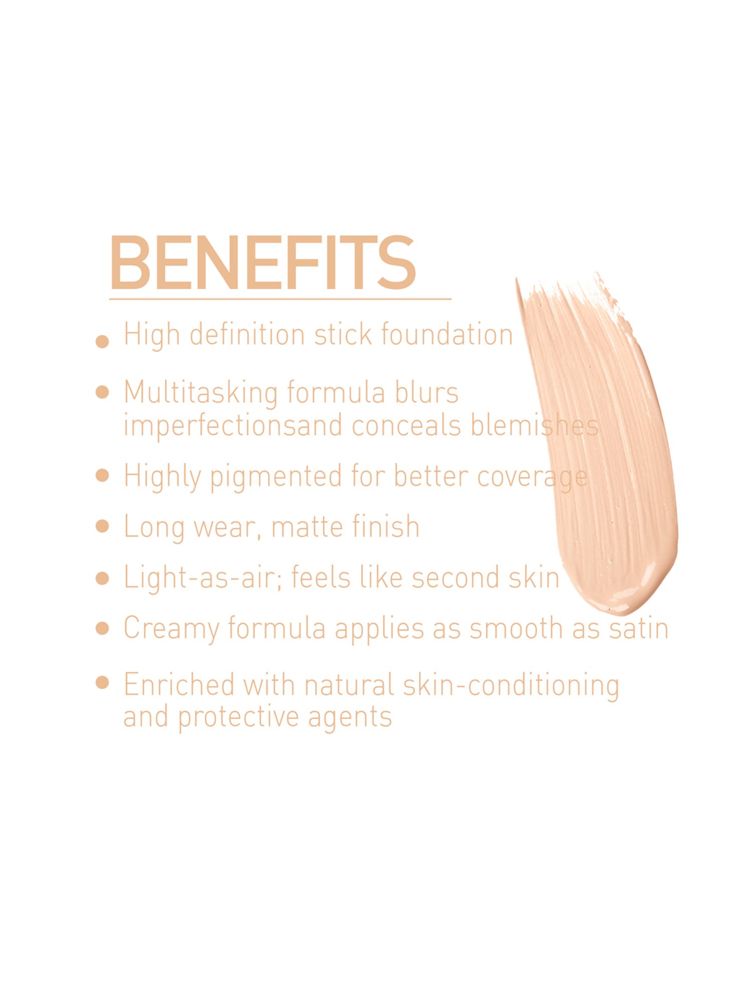 MyGlamm Pose HD Foundation Stick Shell Bridge - 5.5 gm