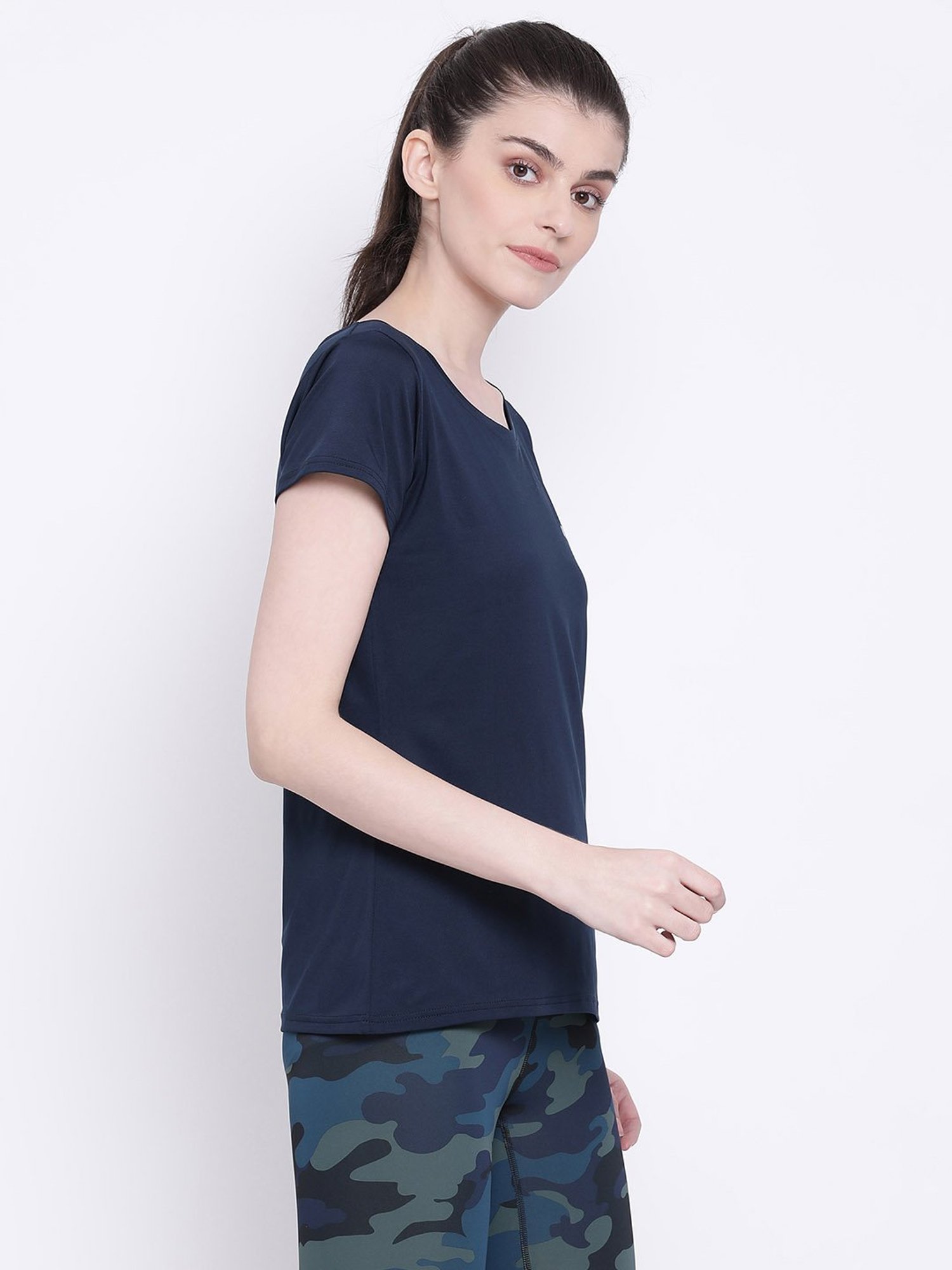 Columbia Pink Regular Fit Sports T-Shirt