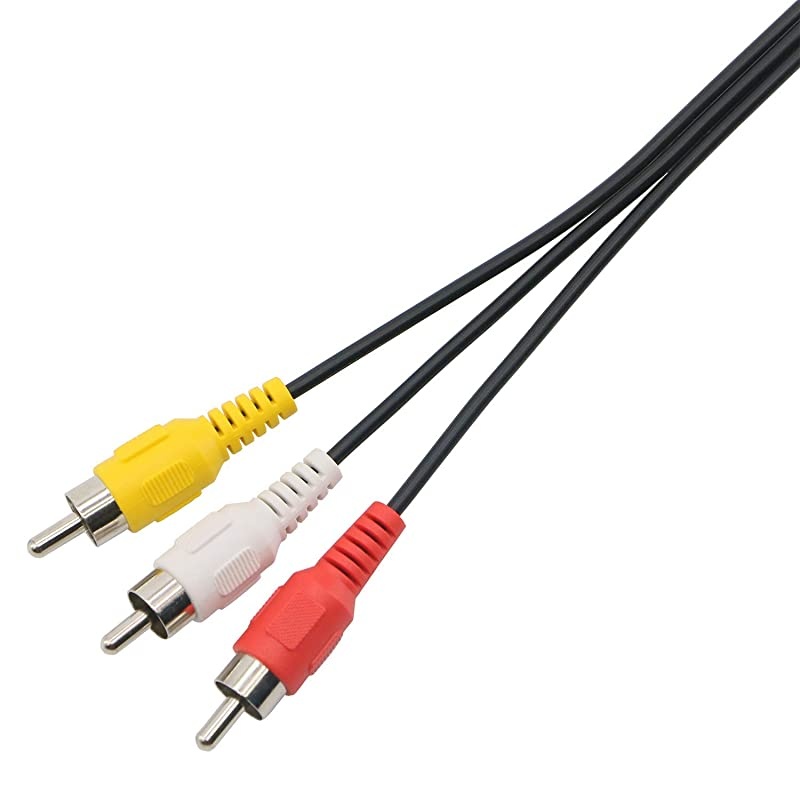 Video CableComposite Cord 100 ft RCA to RCA MMx3AV Cable for TVDVDVCD etd