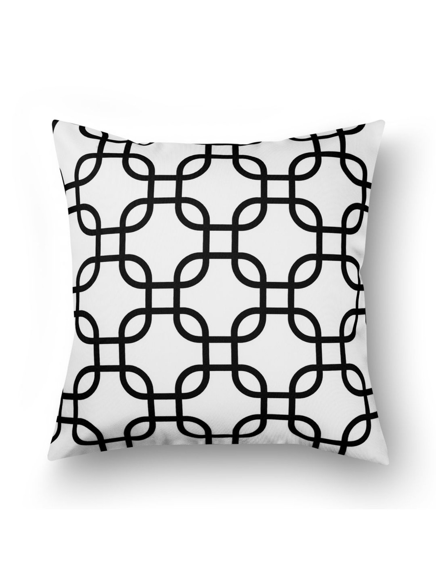 SEJ by Nisha Gupta Black & White Cushion Covers - Set of 3