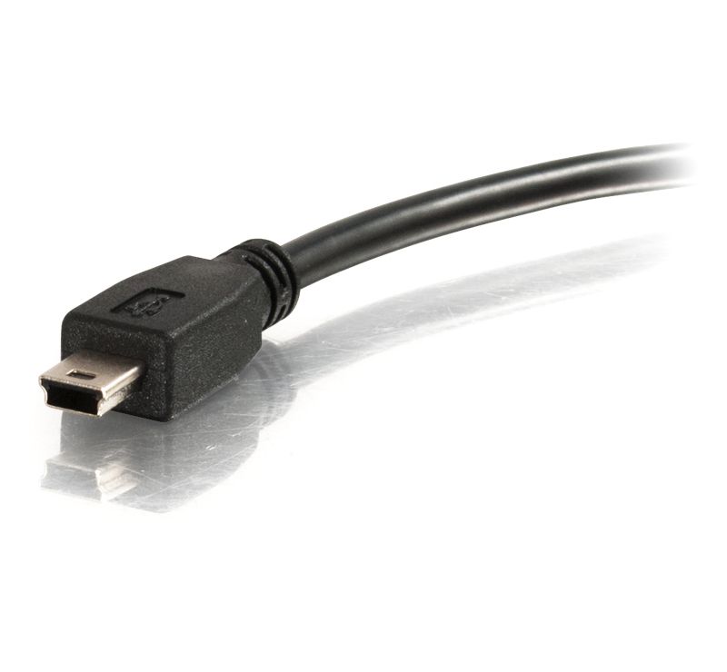 C2G 2m USB 2.0 A to Mini-B Cable - USB Cable - 6ft - Type A Male - Mini Type B Male USB - 6.56ft - Black