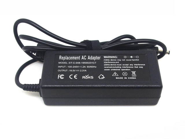 45W 19.5V 2.31A AC Adapter for Dell Ultrabook XPS 13 13-L321X 13-6928SLV / XPS 12, XPS 12 MLK Power Supply with AC Cord (DC Connector: 4.5x3.0mm)