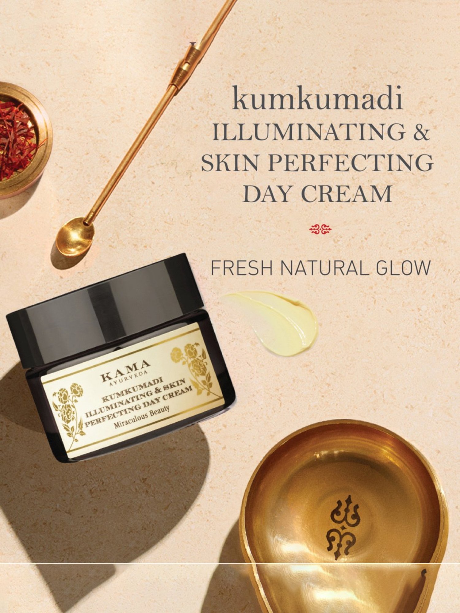 Kama Ayurveda Kumkumadi Illuminating & Skin Perfecting Day Cream - 50 gm