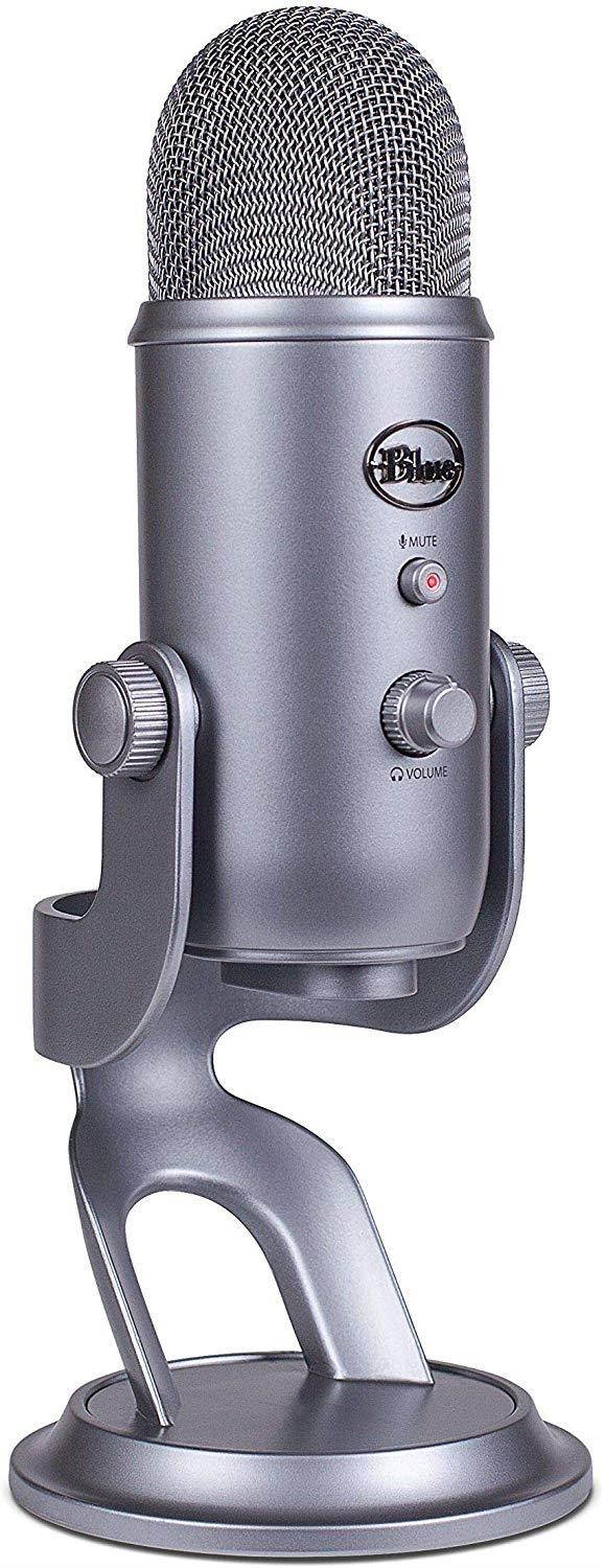 BLUE Yeti USB Microphone-Space Gray, Mic Only (988-000094)