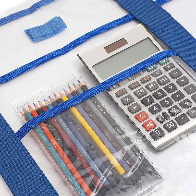 Bright Creations Clear Large Poster Storage Tote Bags, Bulletin Board Sheets Holders, 30 x 23 in