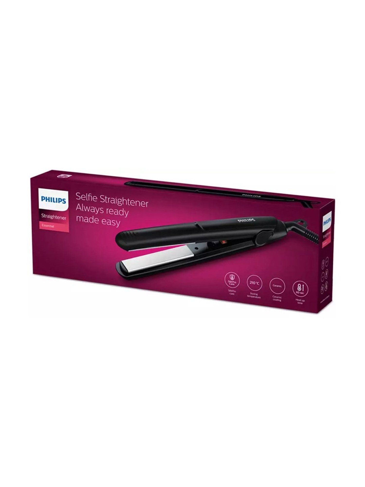 Nova NHC-522CRM Professional Hair Straightener (Black)