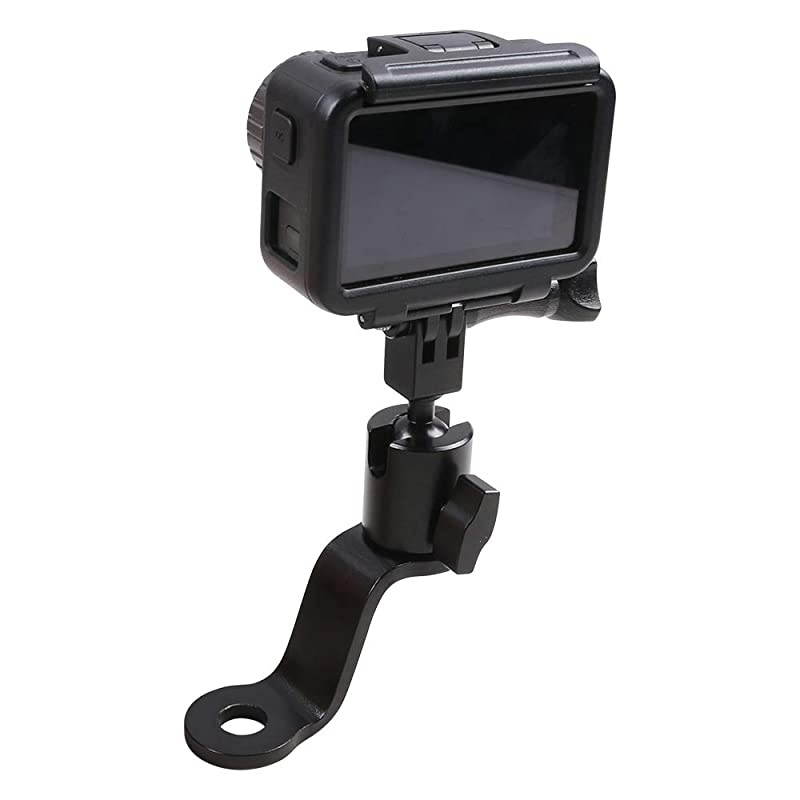 Motorcycle Rearview Mirror Mount Holder Motorcycle Fixed Holder Mount for Gopro Hero 8765 BlackYIAKASOSJCAMDJI Osmo Action Cameras Perfect Motorcycle Sports Camera Holder Bracket