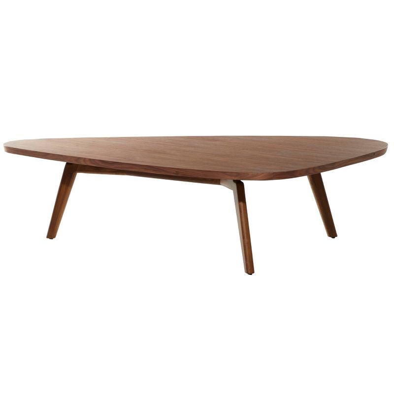 Contemporary Walnut Veneer Coffee Table Brown - Venus Williams Collection