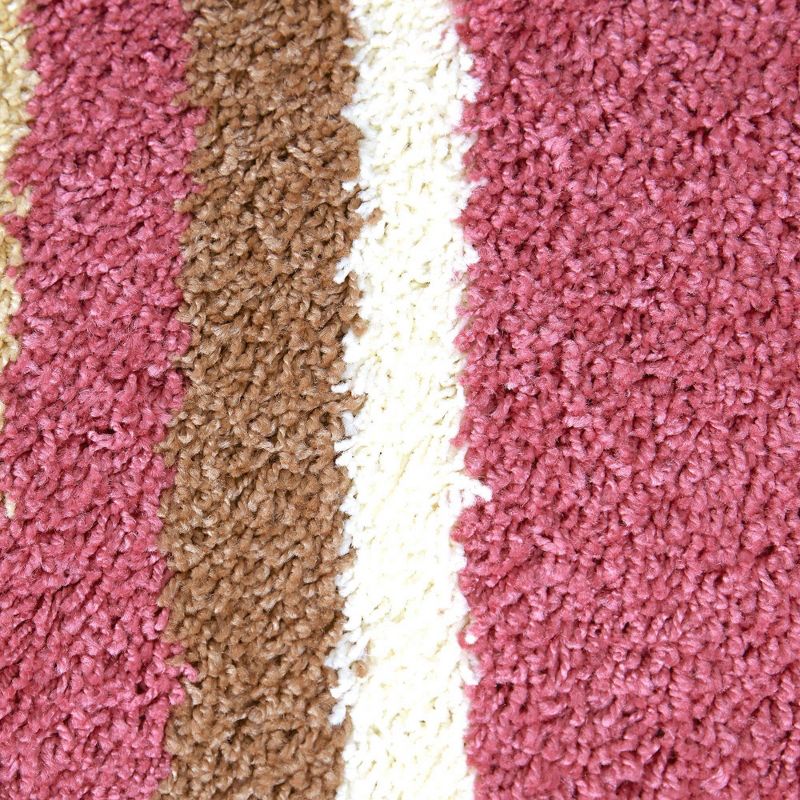 19.6"x31.5" Avalon Comfort Bath Mat Rose/Beige - Home Dynamix