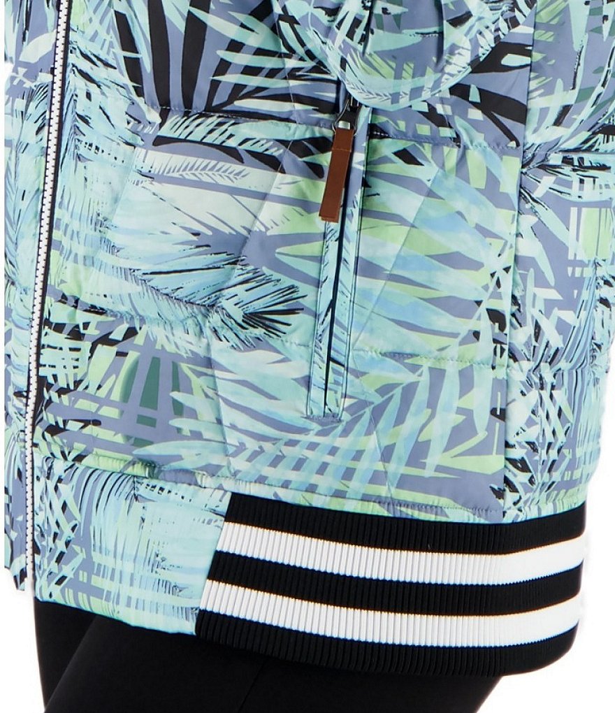 Obermeyer Paige HydroBlock&reg; Classic Quilted Down Tropical Print Jacket