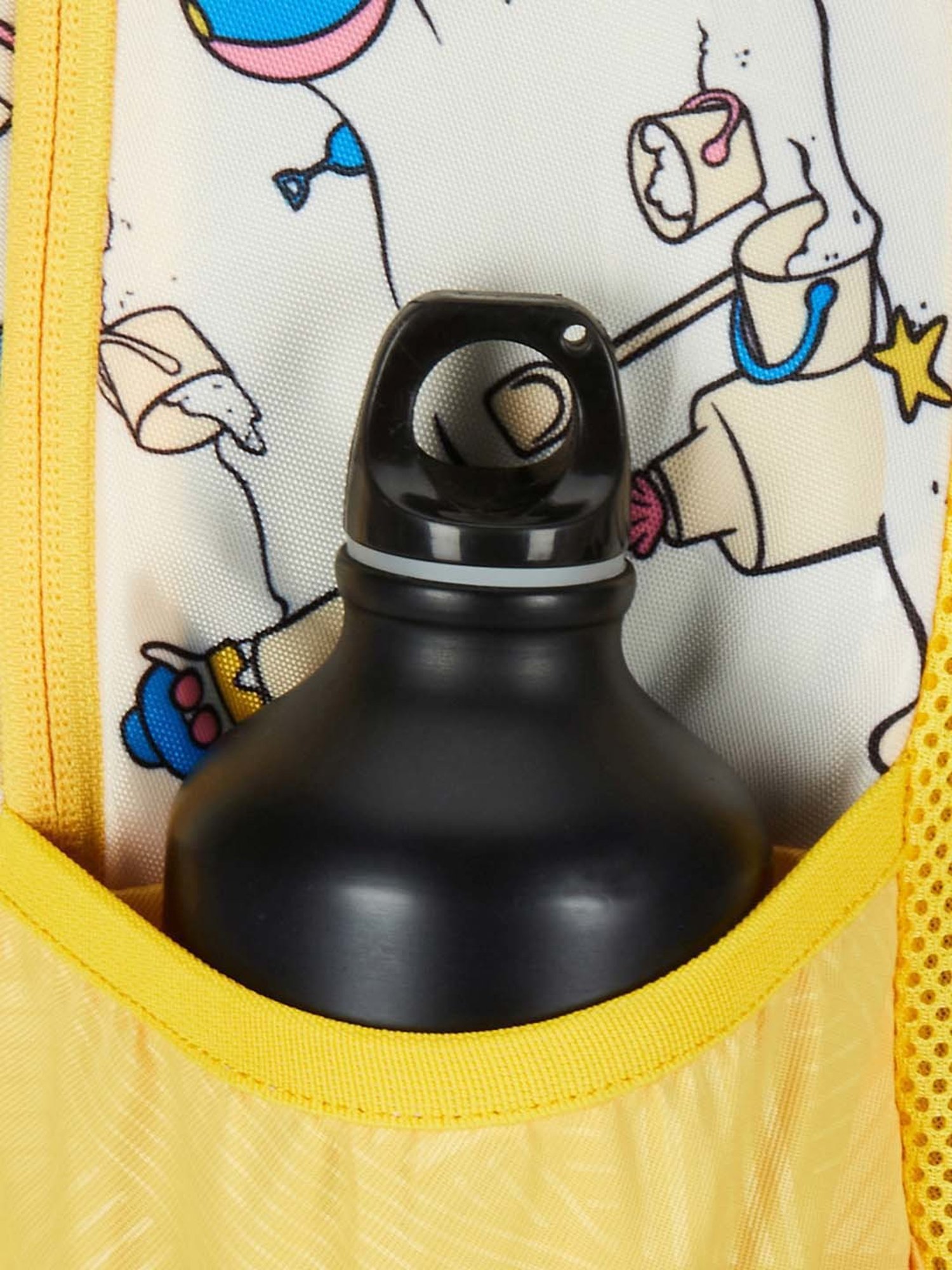 Wiki 24 Ltrs Yellow Medium Backpack