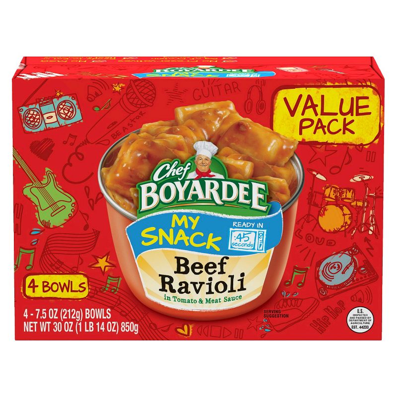 Chef Boyardee Beef Ravioli 7.5oz - 4 ct