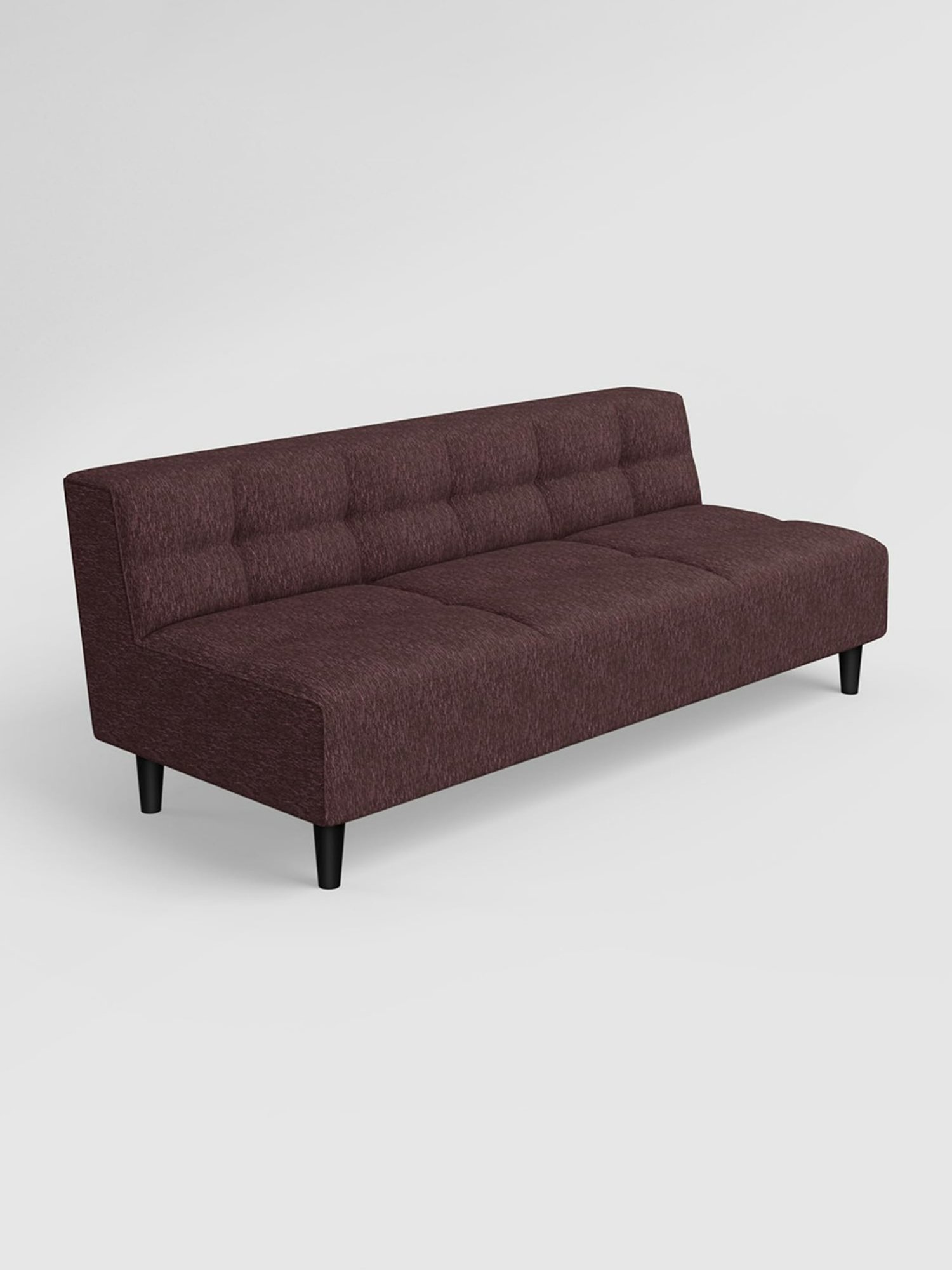 Queen Brady Convertible Sofa with Storage Gray - Serta