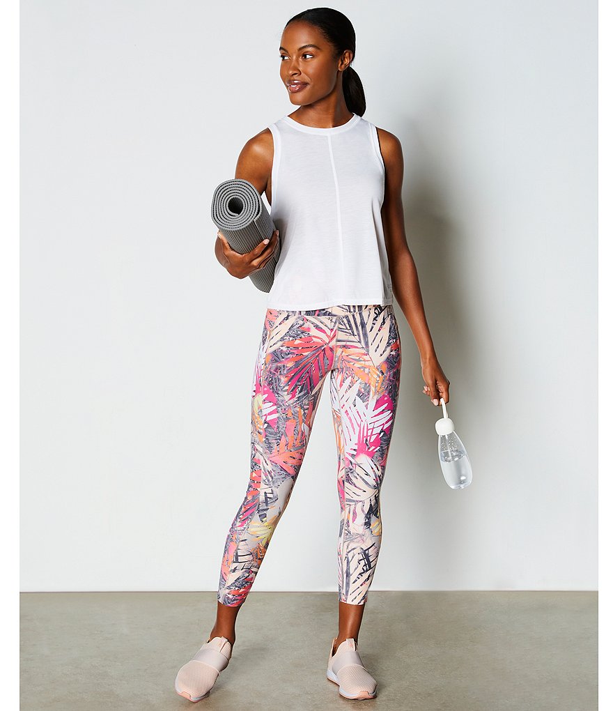 Calvin Klein Performance Relaxed Inset Crop Tank