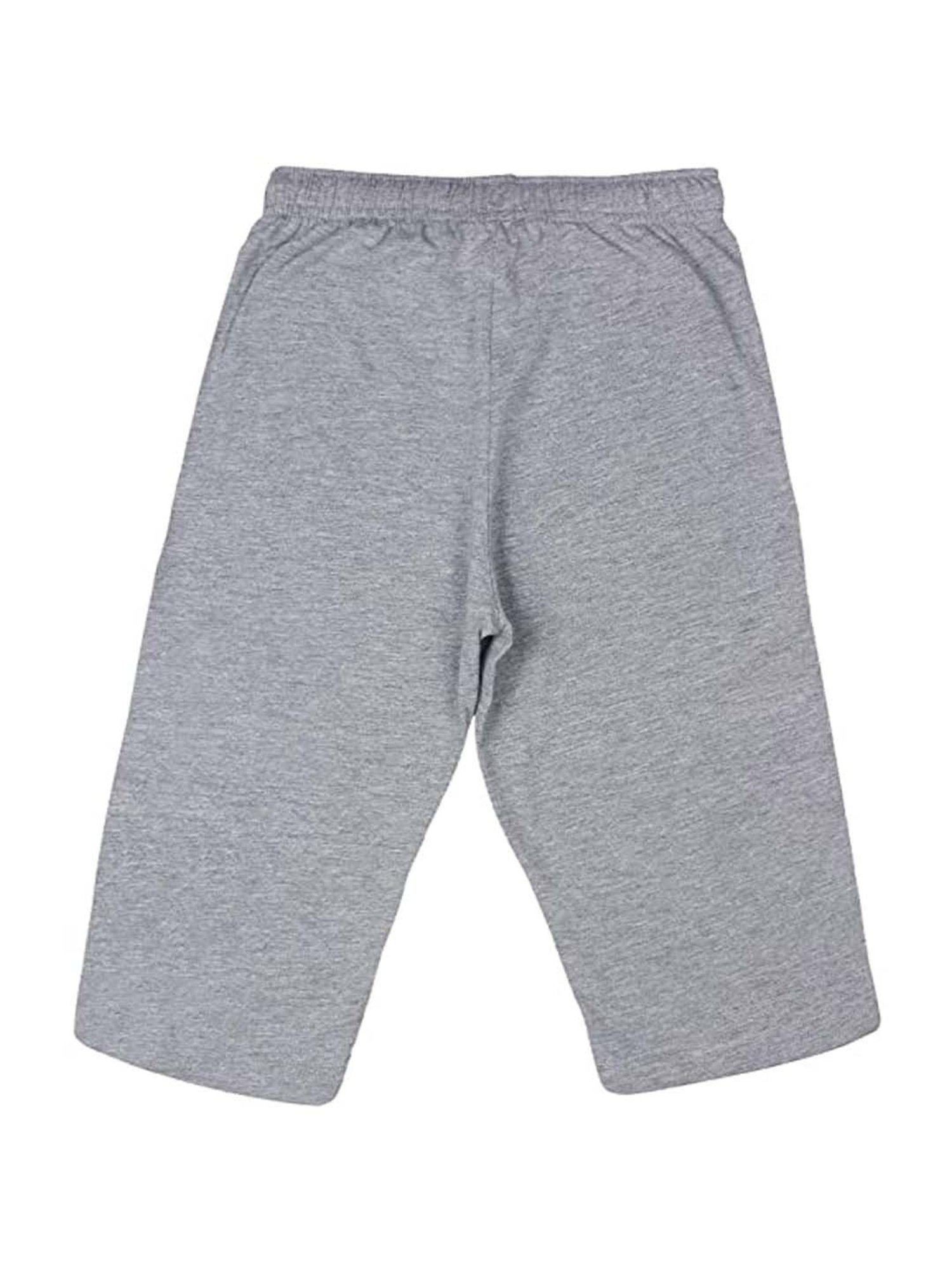 Proteens Boys Grey Cotton Regular Fit Capri