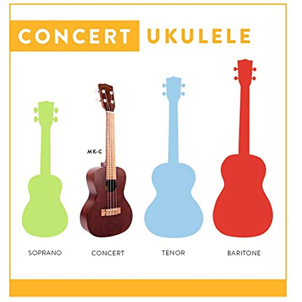 Makala MK-C Concert Size Ukulele, Natural MKC