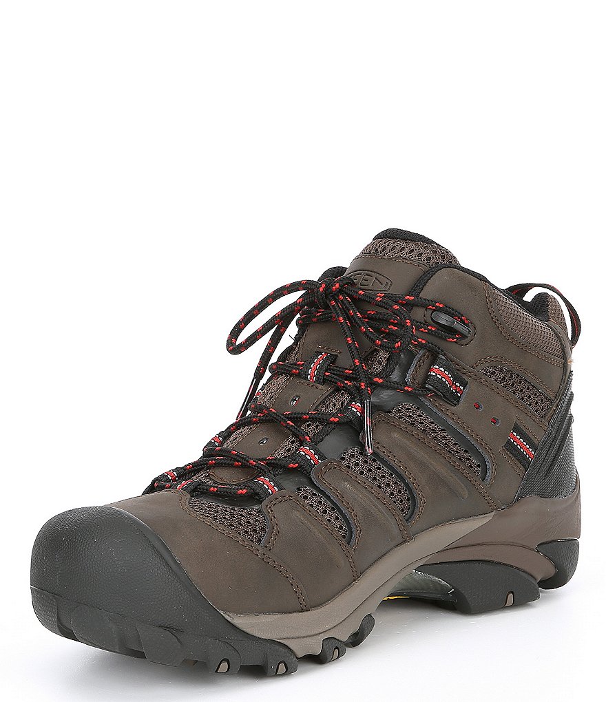 KEEN Men's Utility Lansing Mid Waterproof Steel Toe Work Boots