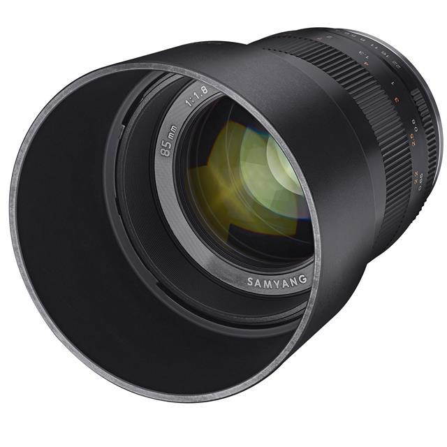 Samyang 85mm f/1.8 Manual Focus Lens for Sony E Mount Nex Series Cameras - Black