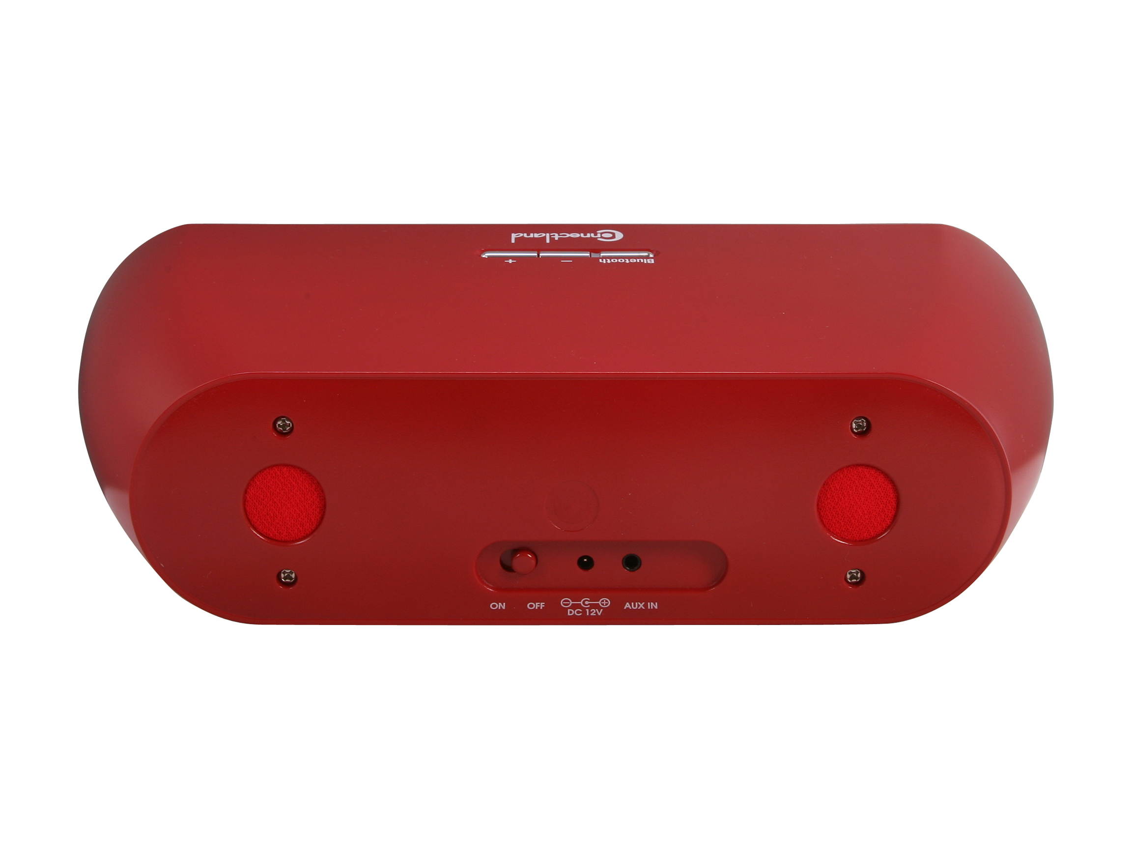 SYBA Connectland CL-SPK23022 Bluetooth V2.1+EDR Wireless Stereo Speaker in Red, Powered by Batteries or AC Adapter