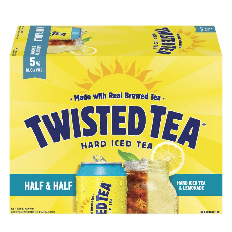Twisted Tea Half and Half Hard Iced Tea - 12pk/12 fl oz Cans