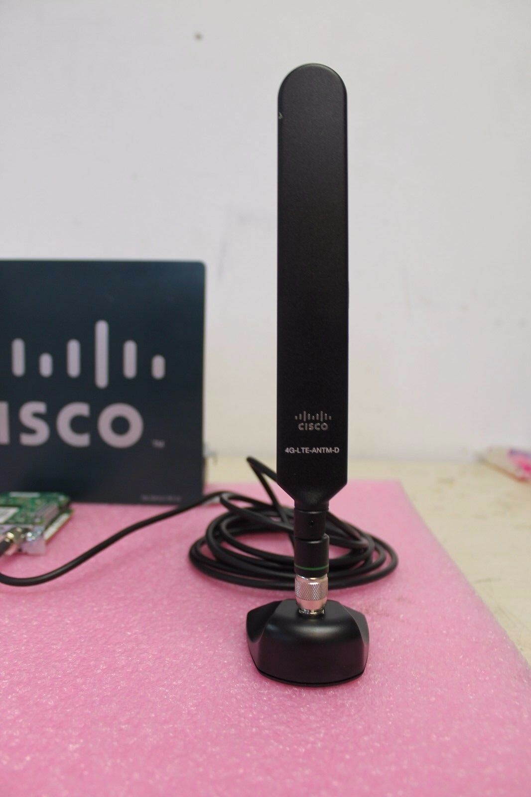 Cisco EHWIC-4G-LTE-V & 2 SET OF 4G-LTE-ANTM-D ANTENNA W/ 4G-AE010-R CABLE BUNDLE