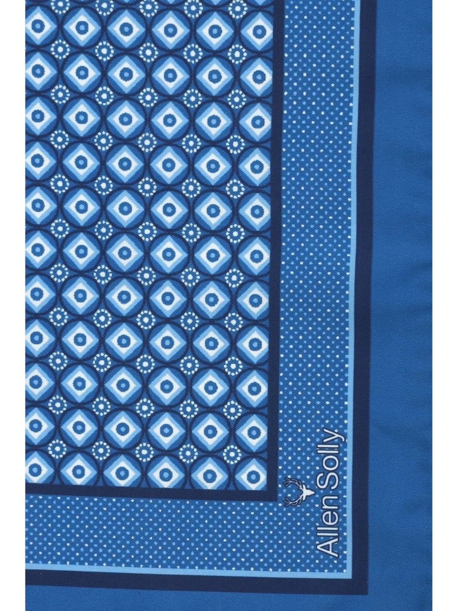 Van Heusen Green Printed Pocket Square