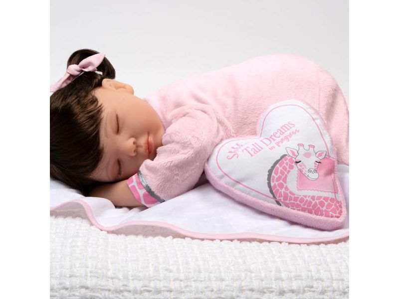 Paradise Galleries Reborn Toddler Doll with Heartbeat- Sleeping Tall Dreams, 20 inches, SoftTouch Vinyl, Weighted Body, 5-Piece Reborn Doll Set