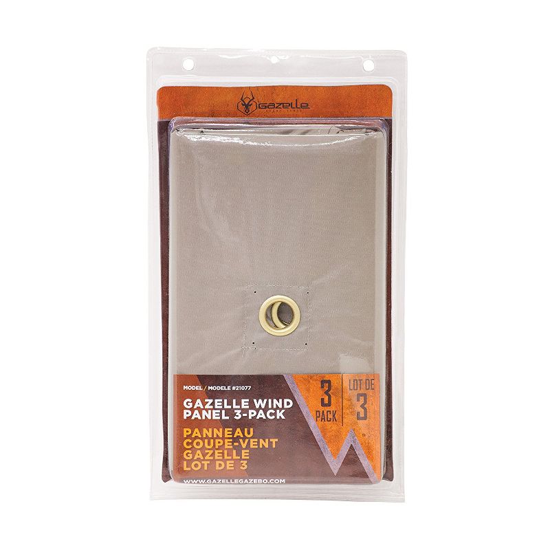 Gazelle Wind Panel Accessory for Portable Canopy Gazebo Screen Tents (12 Panels)