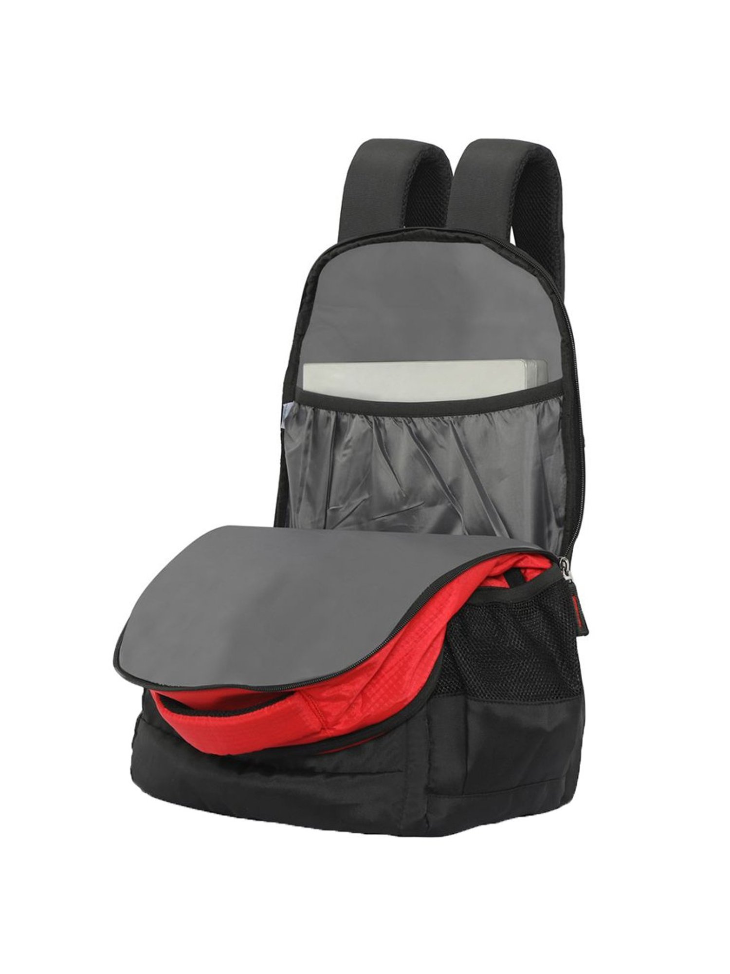 United Colors of Benetton Provence 21 Ltrs Red & Black Medium Backpack