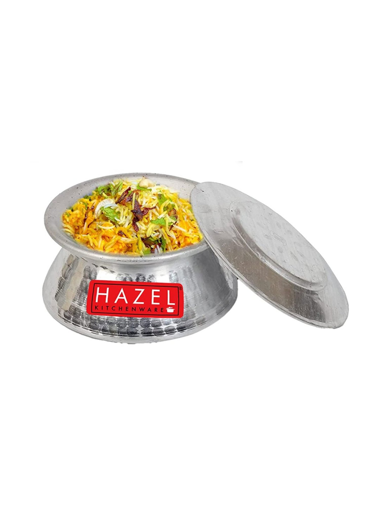 Wonderchef Ebony Hard Anodized Non-stick Biryani Handi with Lid