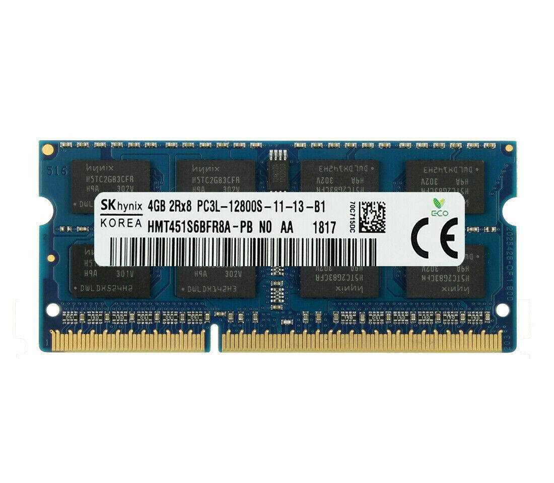 SK Hynix 4GB HMT451S6BFR8A-PB N0 AA PC3L-12800S-11-13-B4 Laptop Memory