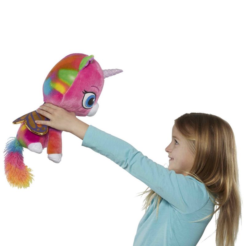Rainbow Butterfly Unicorn Kitty 14" Fabulous Felicity Plush