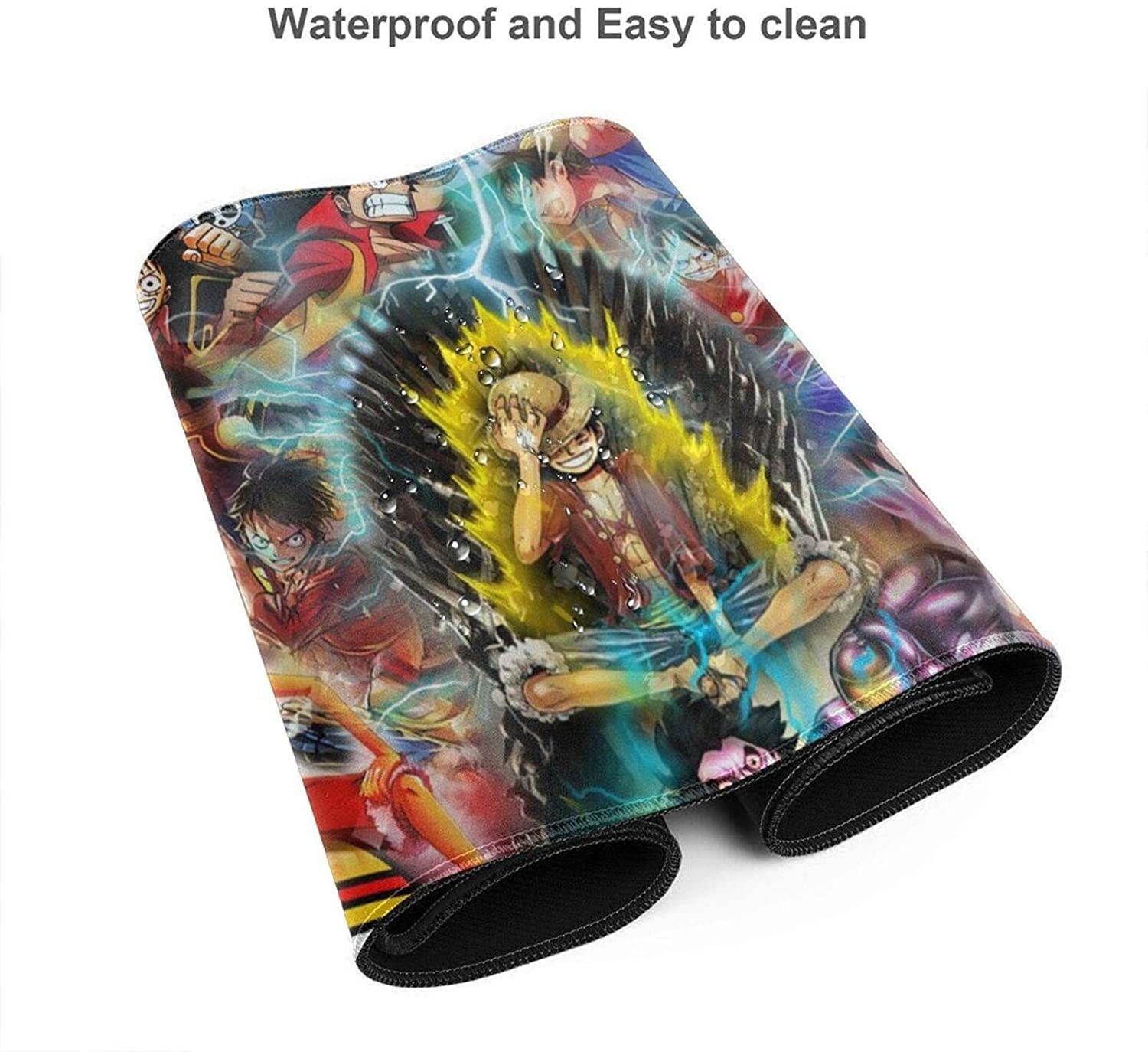 One_Piece Mouse Pad Anime Mouse Pad Gaming Mouse Pad Large Mouse Pad,Extended Desk Mat Desk Pad for Keyboard and Mouse Suitable.15.7&times;35.4 in E
