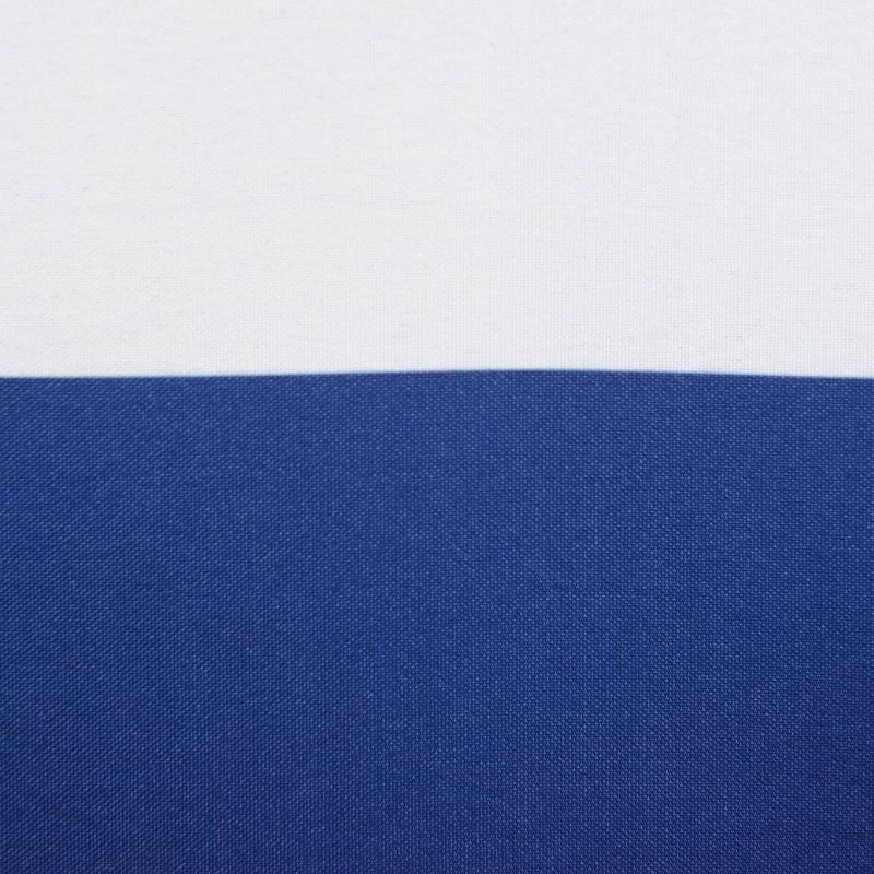 Rail Striped Shower Curtain Navy - Moda at Home