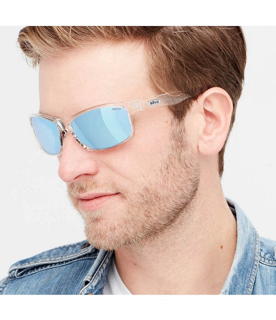 Revo Harness Square Polarized 61mm Sunglasses