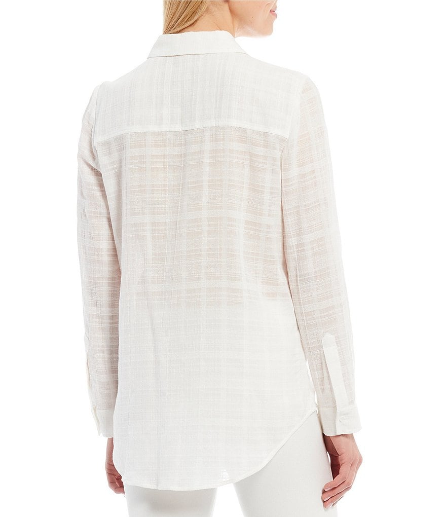 BB Dakota by Steve Madden Up to Here Puff Elbow Sleeve Mock Neck Smocked Top