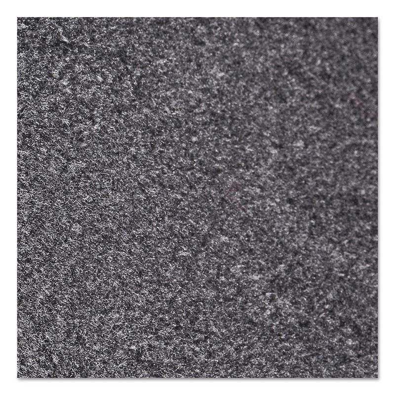 2'x3' Rectangle Solid Floor Mat Black - Crown