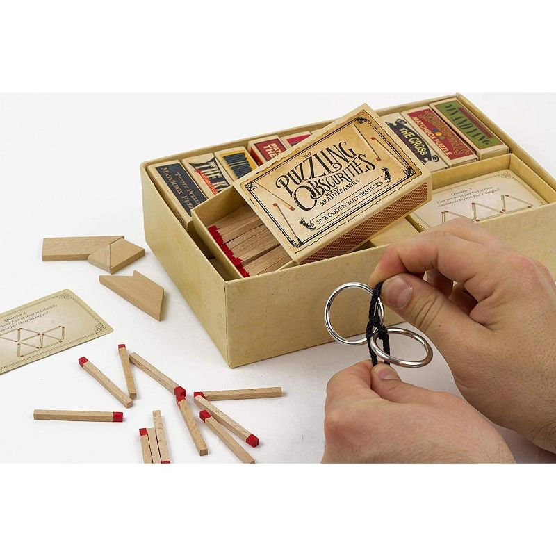 Professor Puzzle The Obscurities 10 Matchbox Puzzles & 50 Challenges Box of Brain Teasers