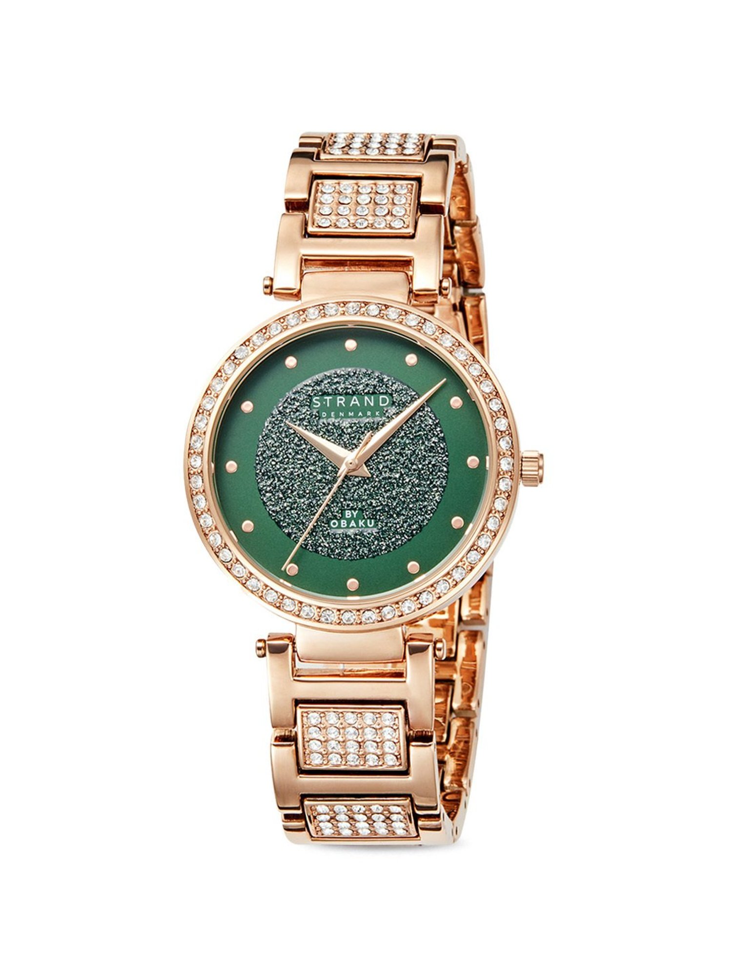 Strand By Obaku S713LXVESV-DB Brooke Mint Analog Watch for Women