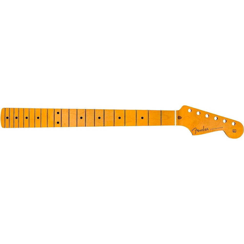Fender Classic Series '50s Stratocaster Neck with Lacquer Finish, Soft V Shape - Maple Fingerboard